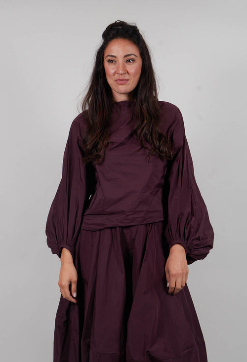 Balloon Sleeve Blouse in Sassafras