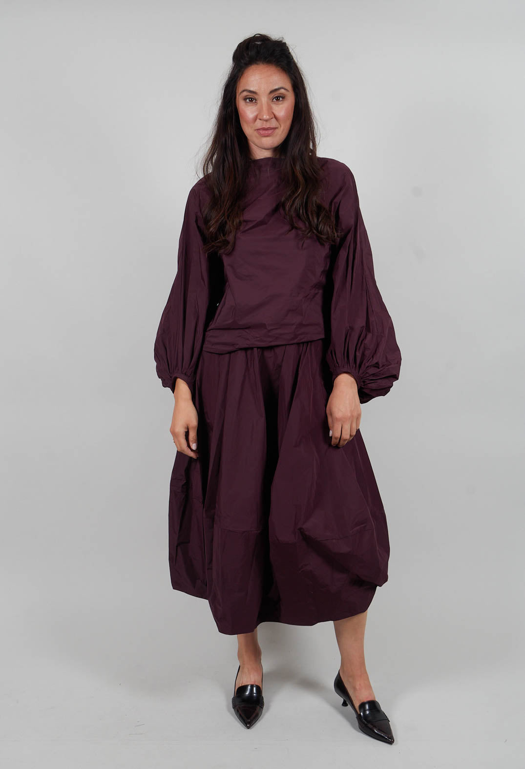 Balloon Sleeve Blouse in Sassafras