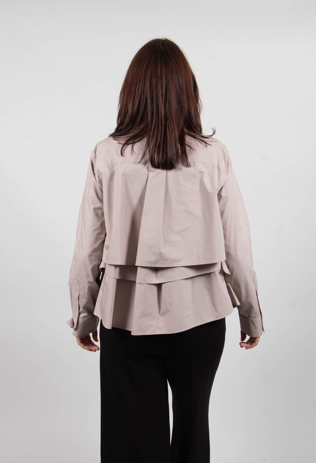 Layered Shirt in Polvere