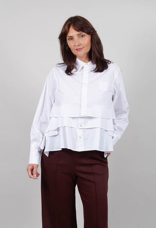 Layered Shirt in Off White
