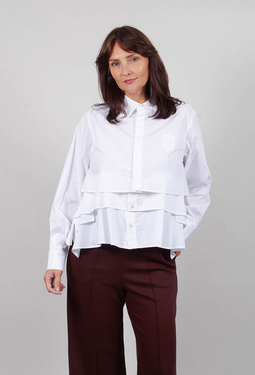 Layered Shirt in Off White