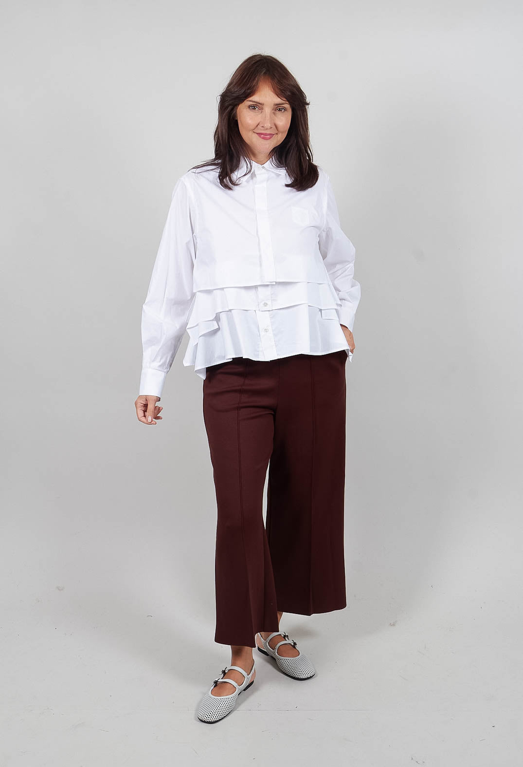 Layered Shirt in Off White