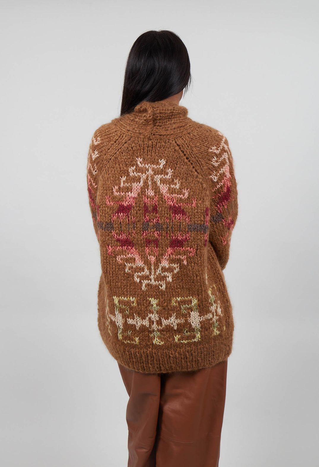 Alita Cardigan in Brown