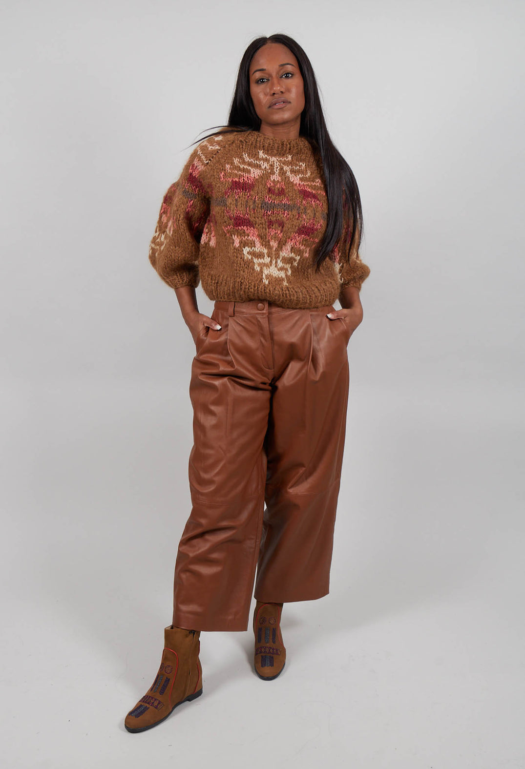 Aline Jumper in Brown