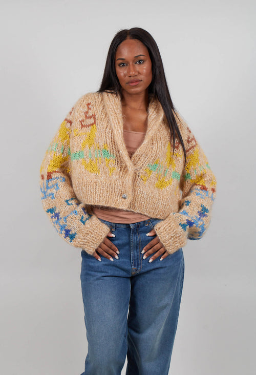 Alia Cardigan in Ivory