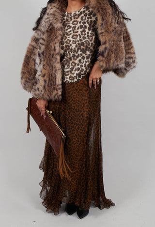 Susu Skirt in Leopard