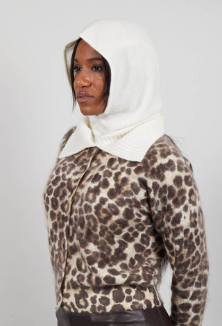 Hooded Snood in Panna