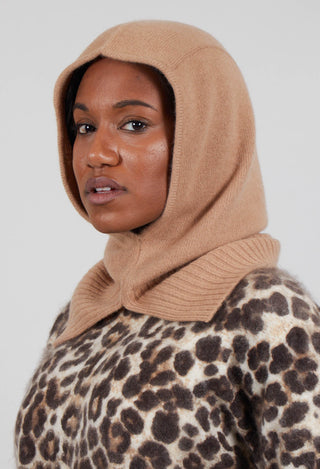 Hooded Snood in Camel