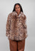 Micheal Faux Fur Coat in Lince