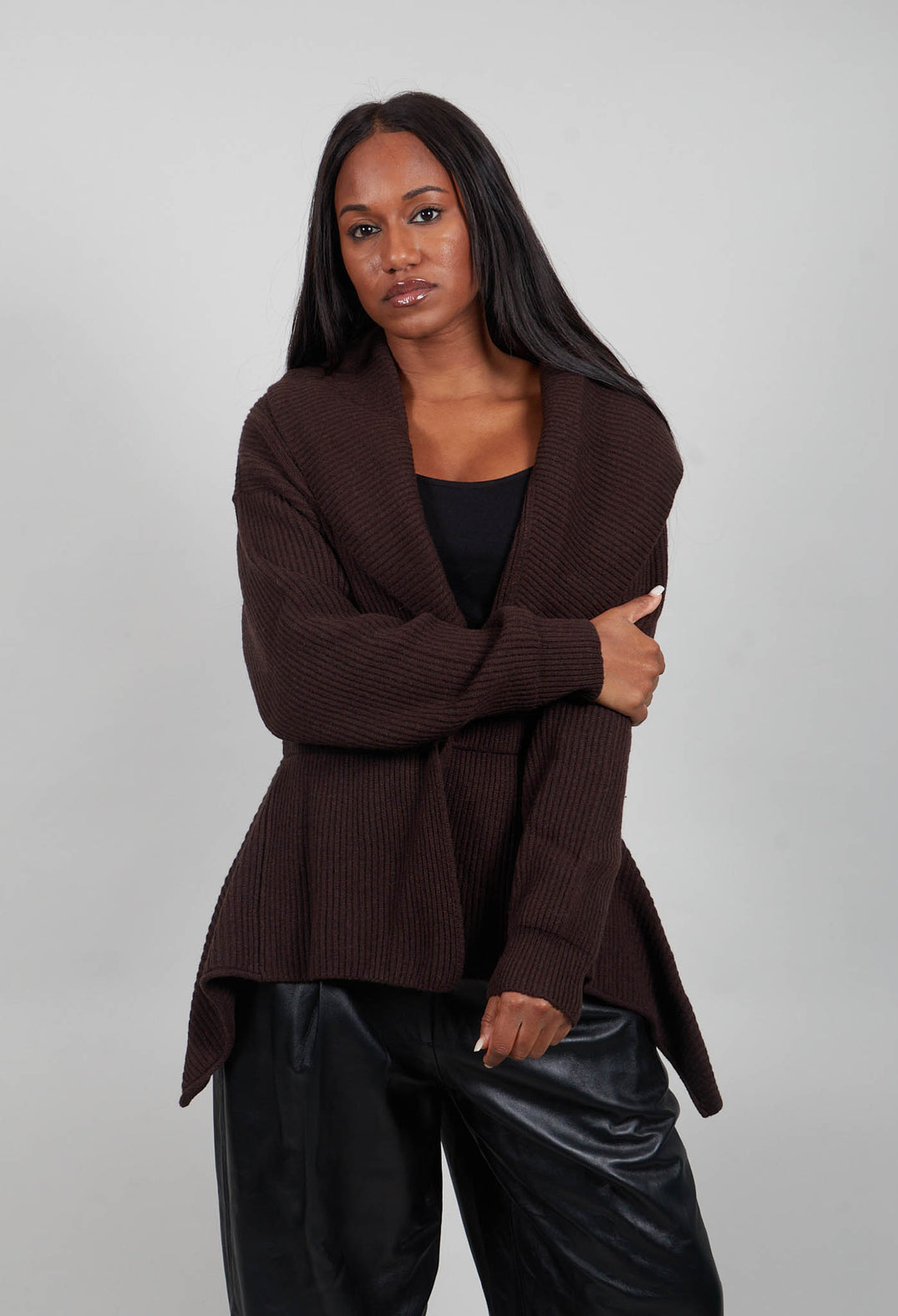 Lacy Cardigan in Fondent
