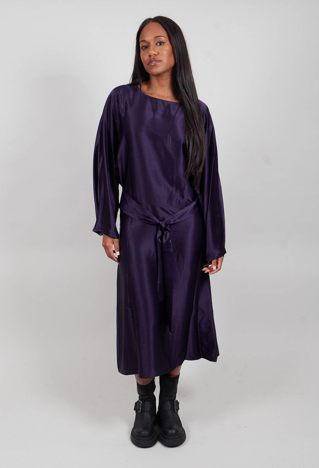 Artemide Dress in Mirtillo