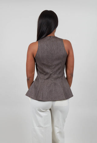 Edwina Top in Sale Pepe Espresso