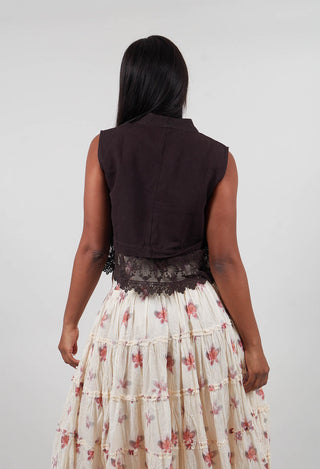 Olivia Waistcoat in Brown