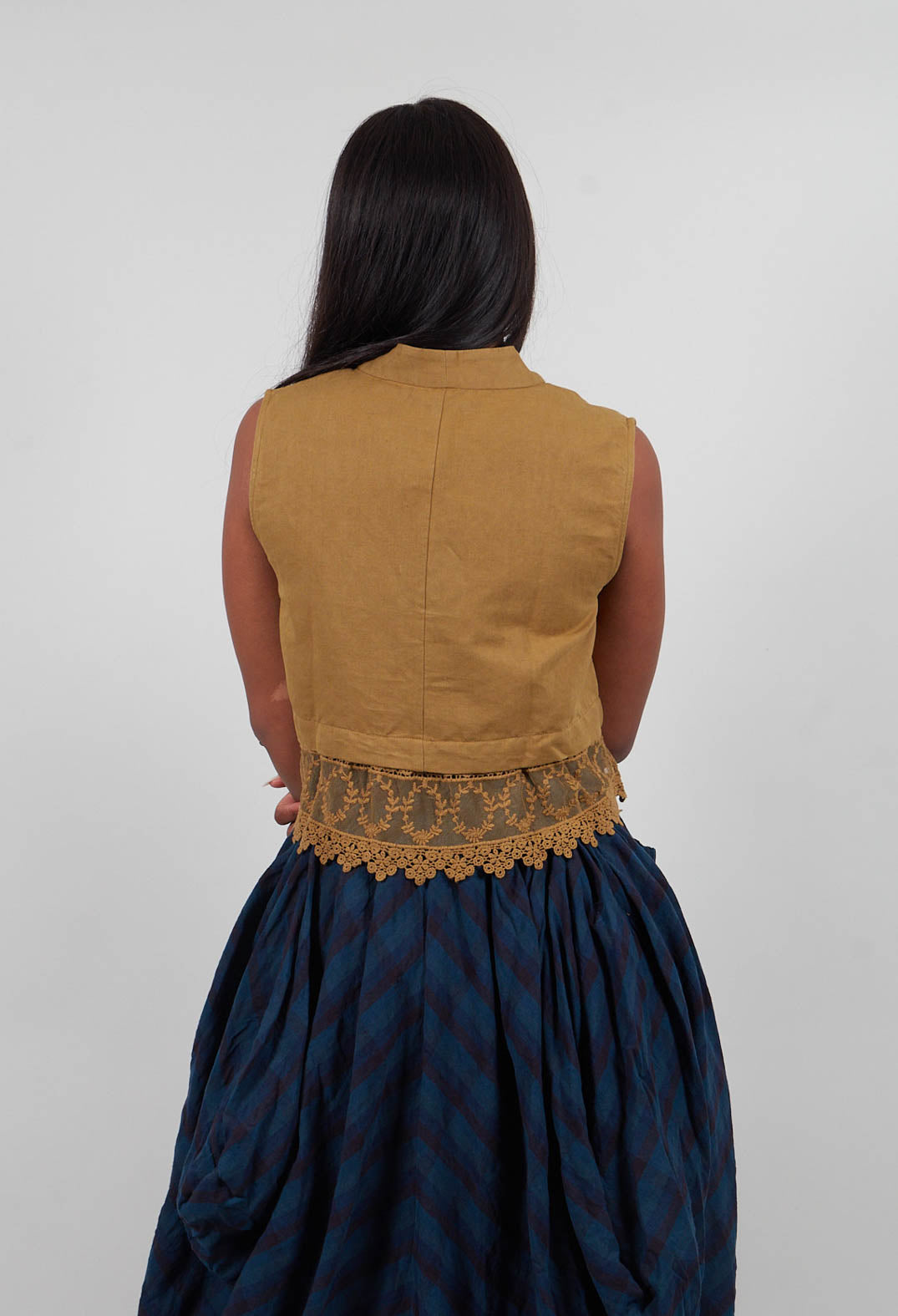 Olivia Waistcoat in Butternut