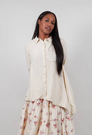 Fia Shirt in Bone White