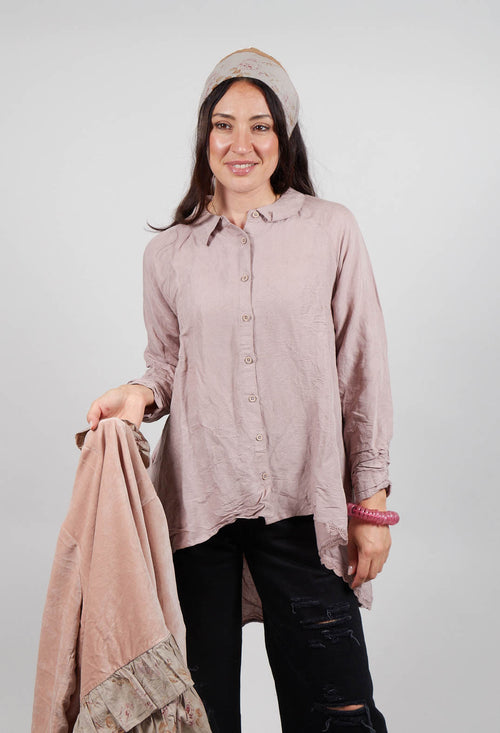Fia Shirt in Grey Mauve
