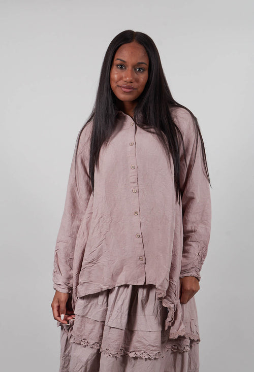 Fia Shirt in Grey Mauve