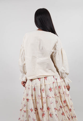 Dalia Shirt in Bone White