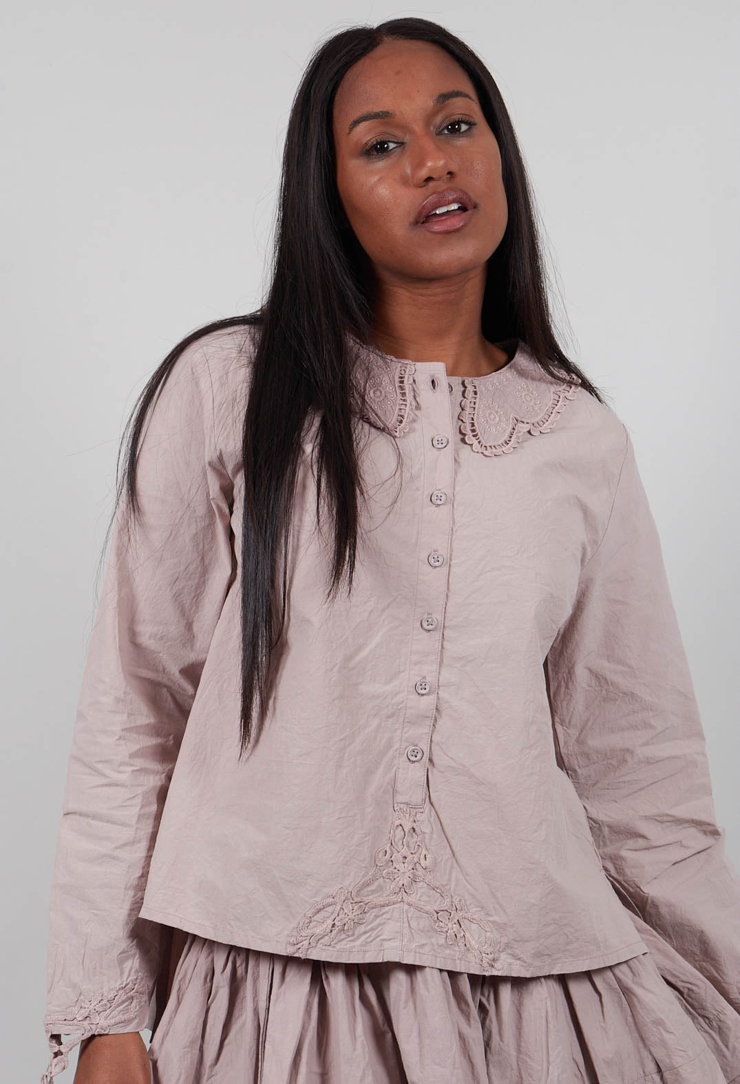 Hildur Shirt in Grey Mauve
