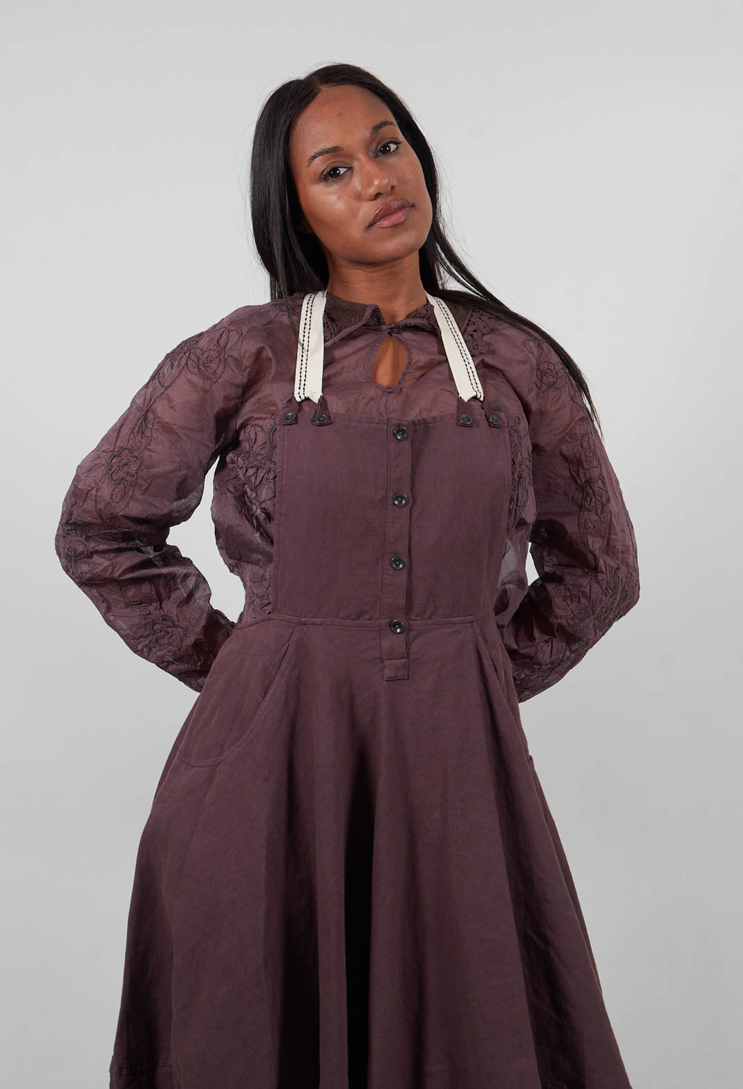 Ekanta Dress in Raisin