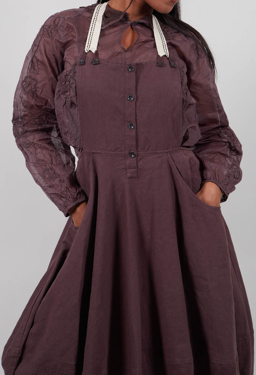Ekanta Dress in Raisin