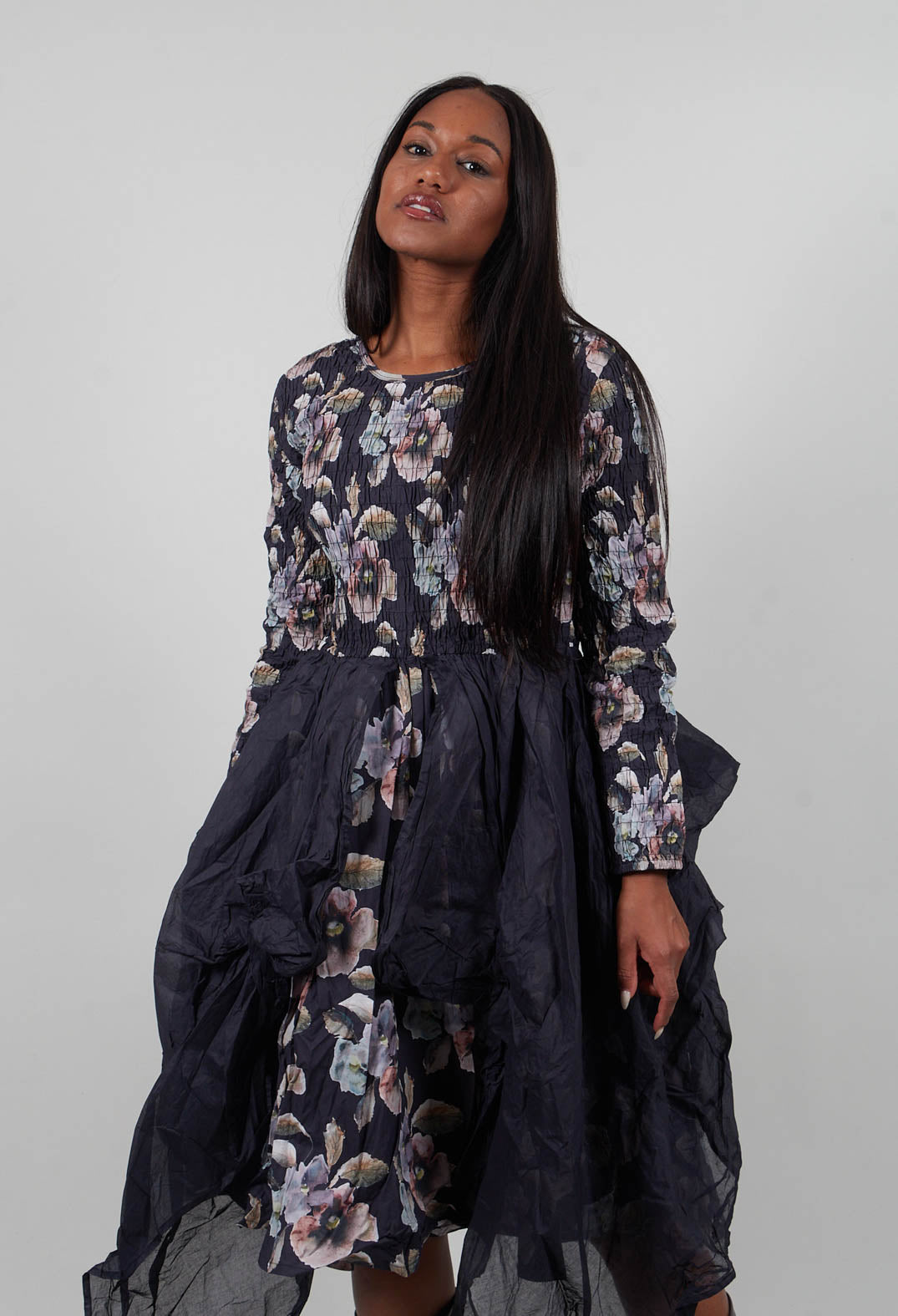 Jonna Dress in Cotton Flower