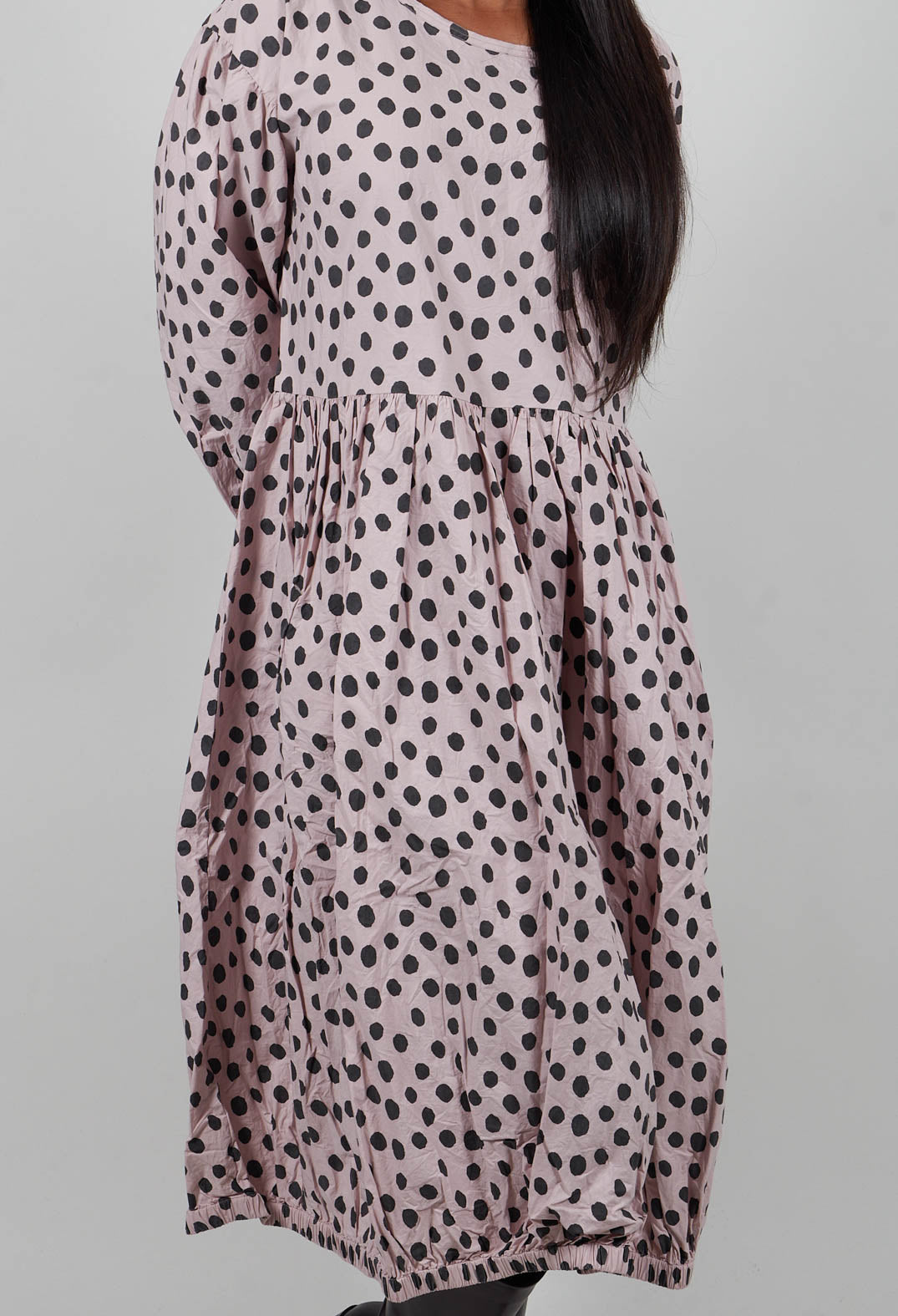 Bella Dress in Grey Mauve
