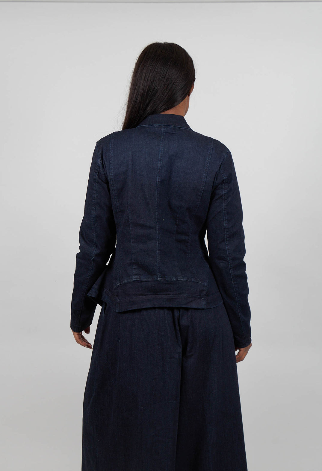 Blue Edge Denim Jacket in Dark Blue