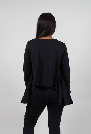 Circle Sweatshirt in Black
