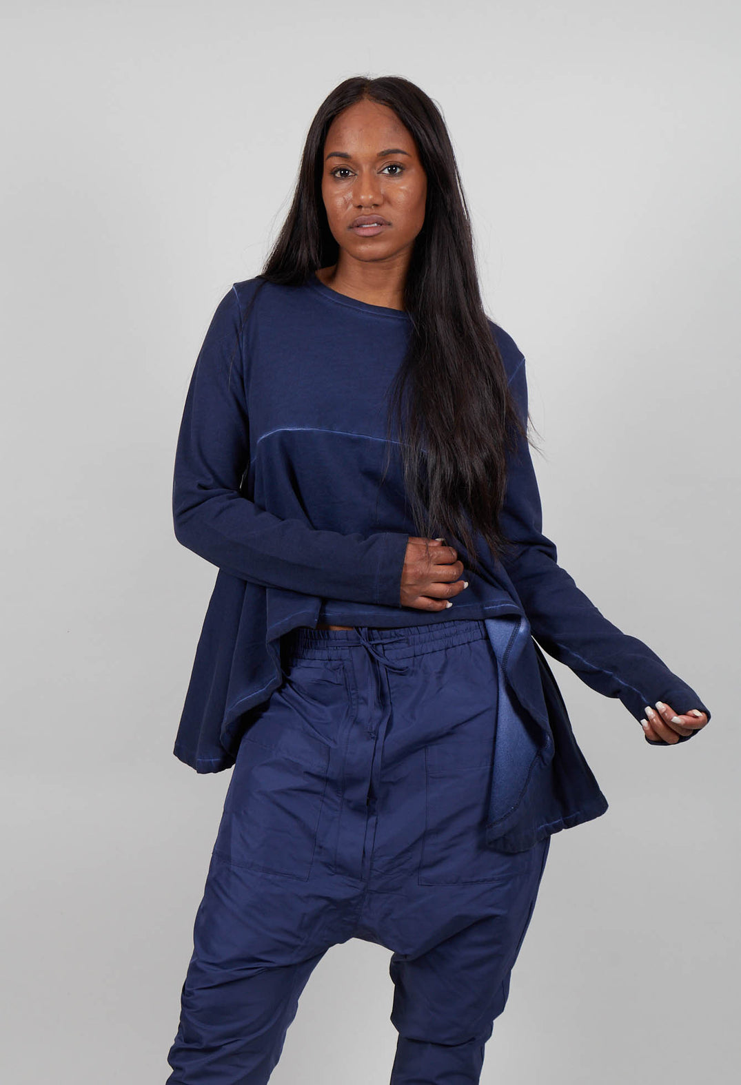 Circle Sweatshirt in Ocean