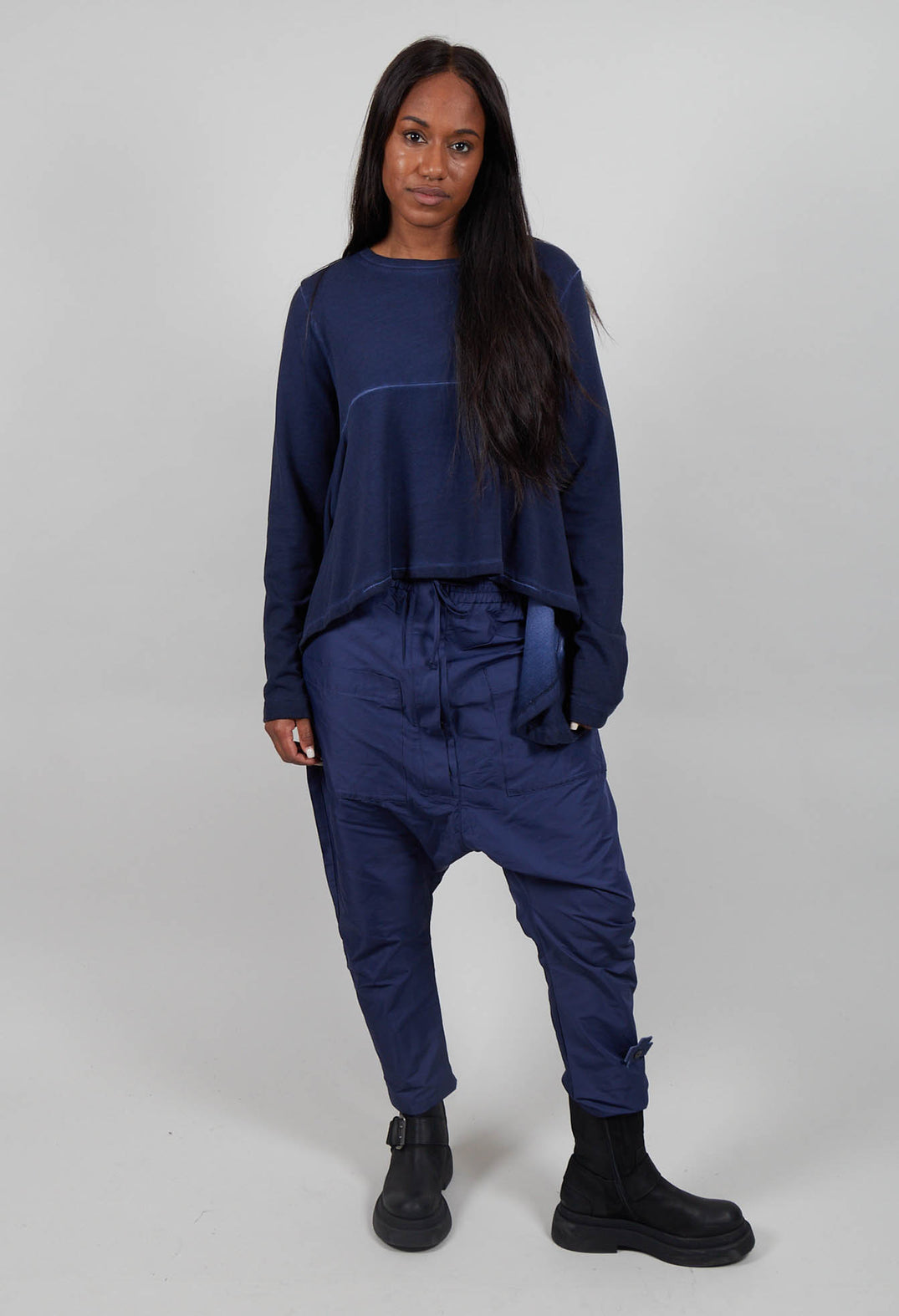 Circle Sweatshirt in Ocean