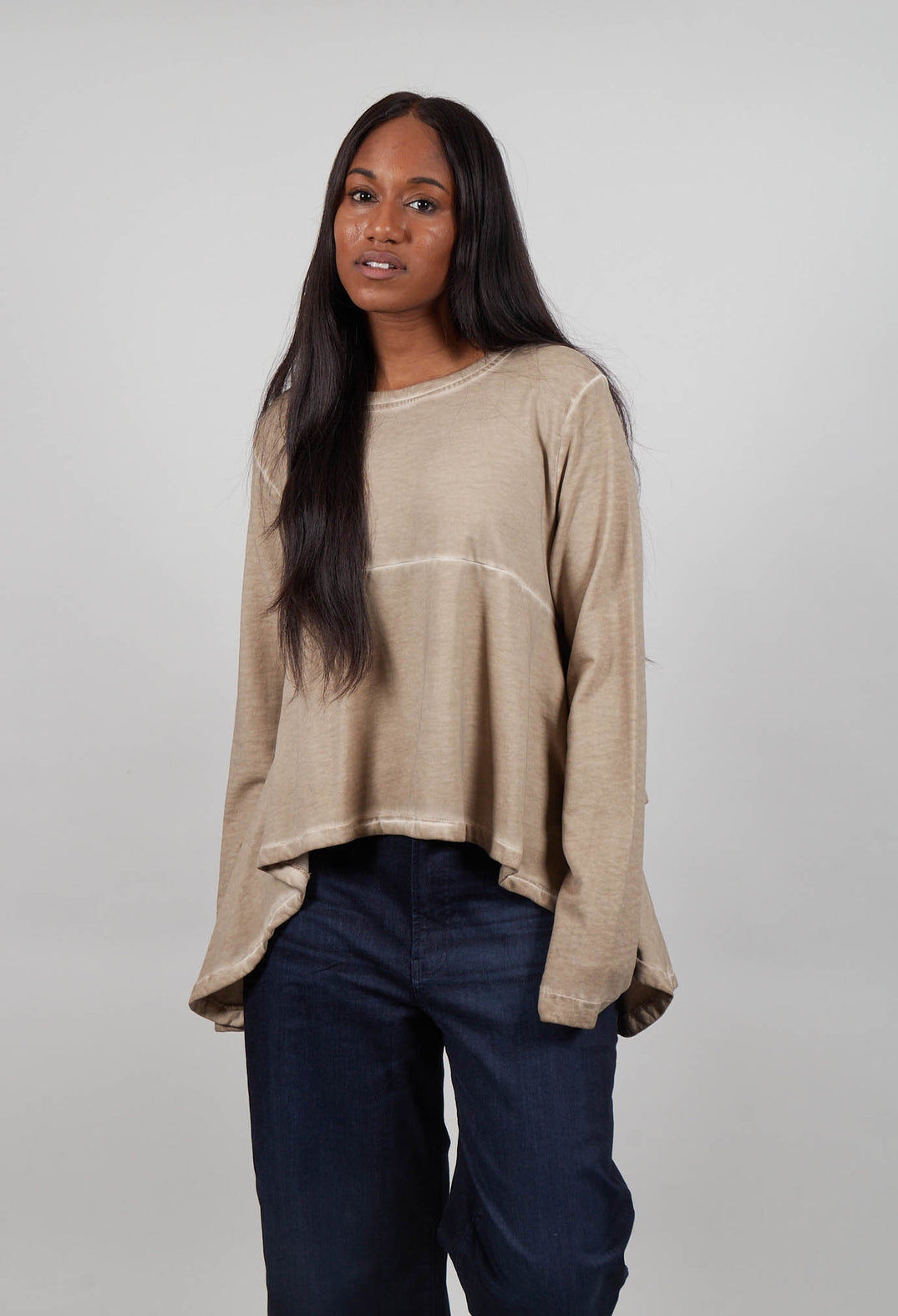 Circle Sweatshirt in Desert