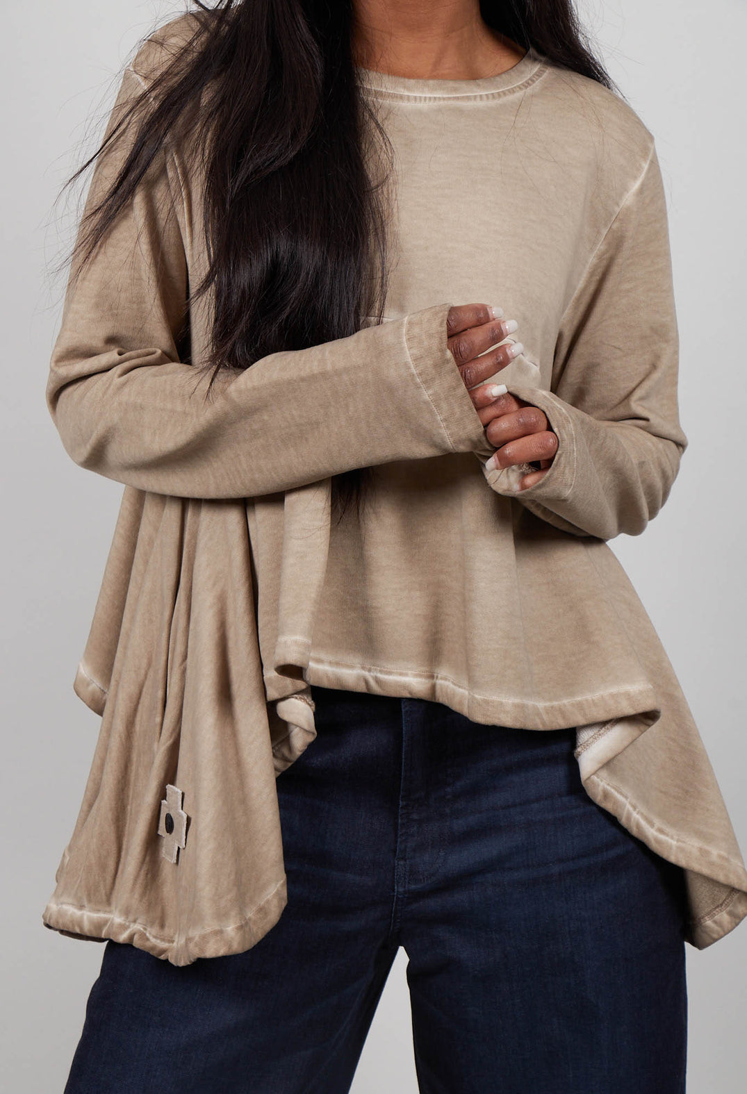 Circle Sweatshirt in Desert