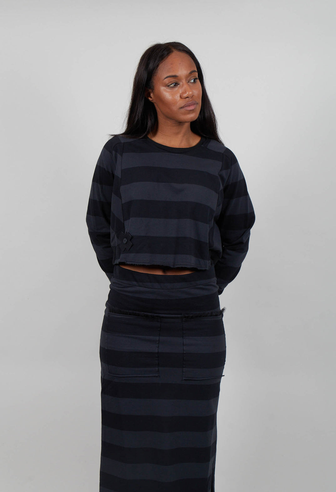 Short Short Sweatshirtshirt in Widestripe