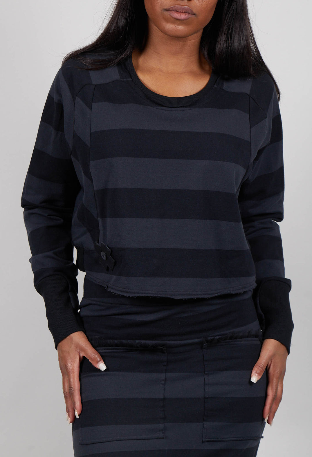 Short Short Sweatshirtshirt in Widestripe
