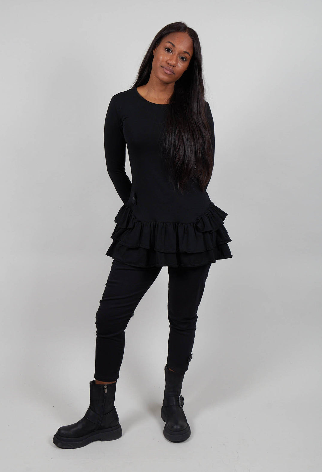 Boho Shirt in Black