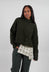 Cropped High Neck Jumper in Forest