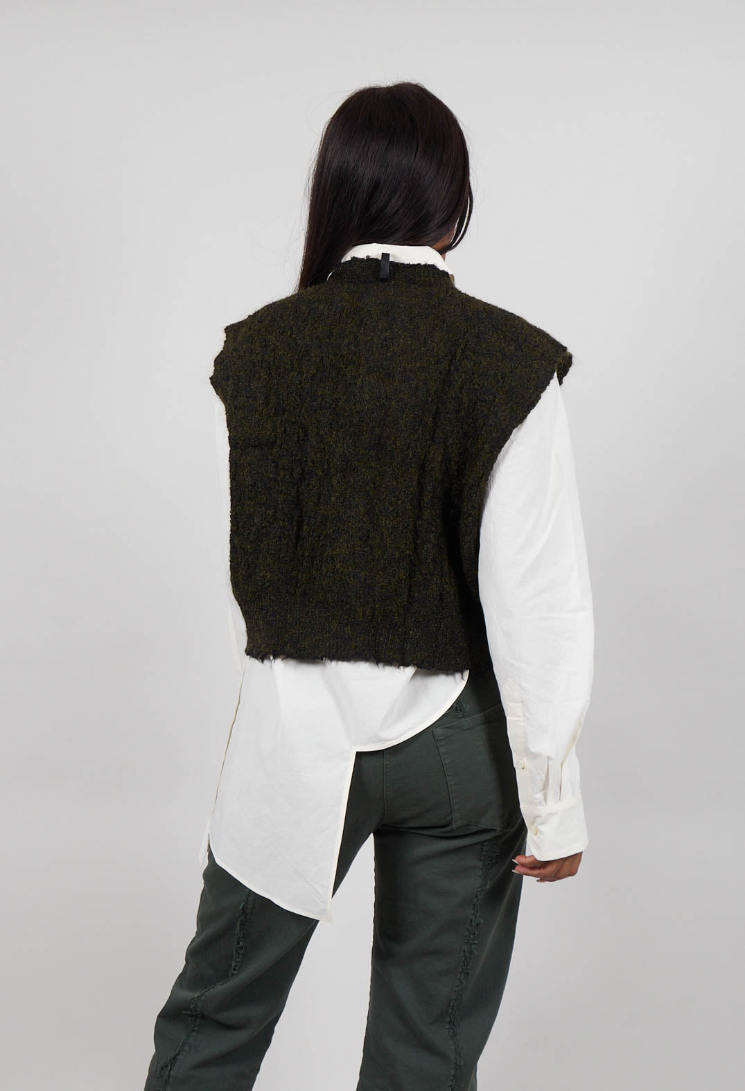 Top with Raw Edge in Blackforest