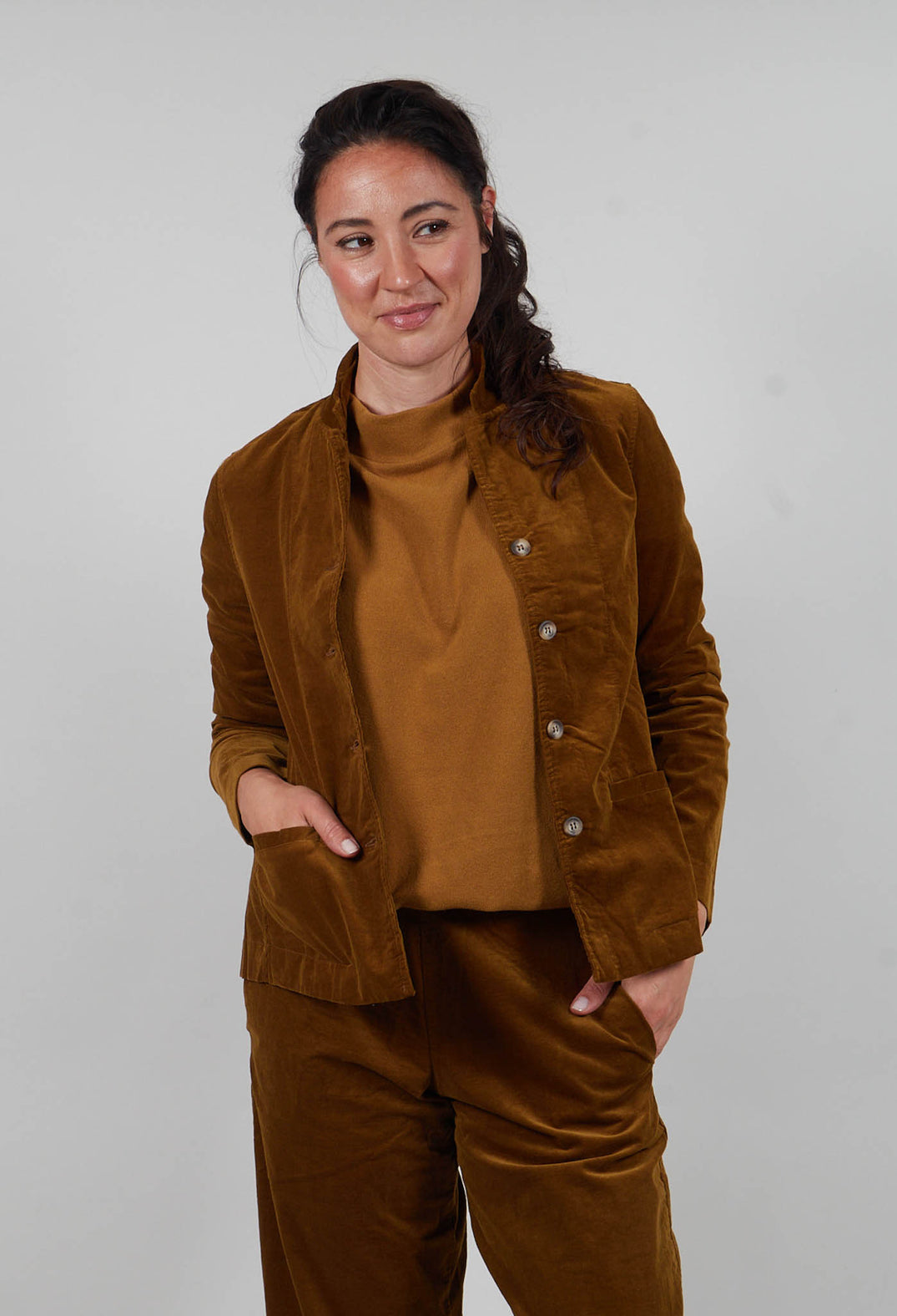 Aprile V Jacket in Caramello