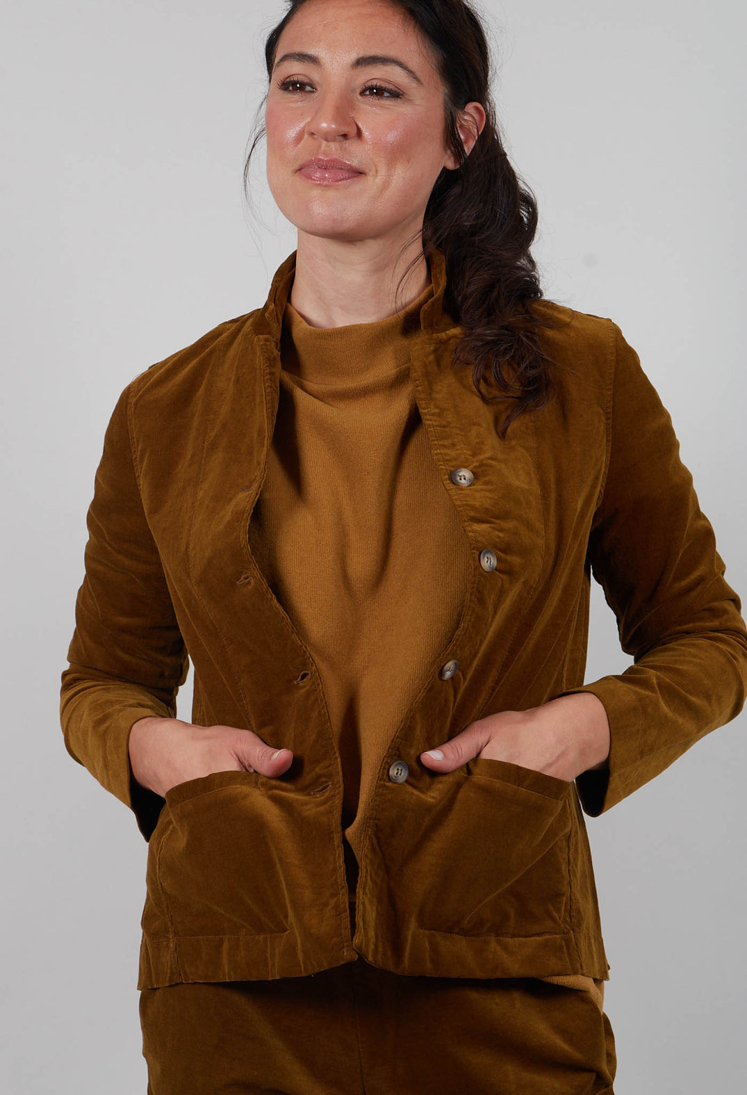 Aprile V Jacket in Caramello