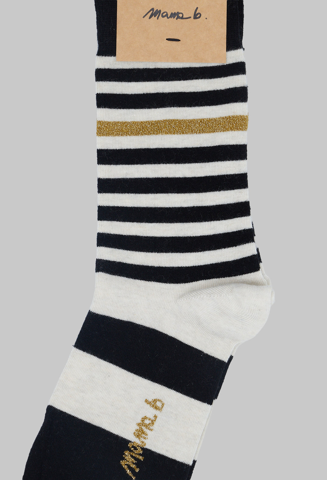 Basso Riga Socks in Nero