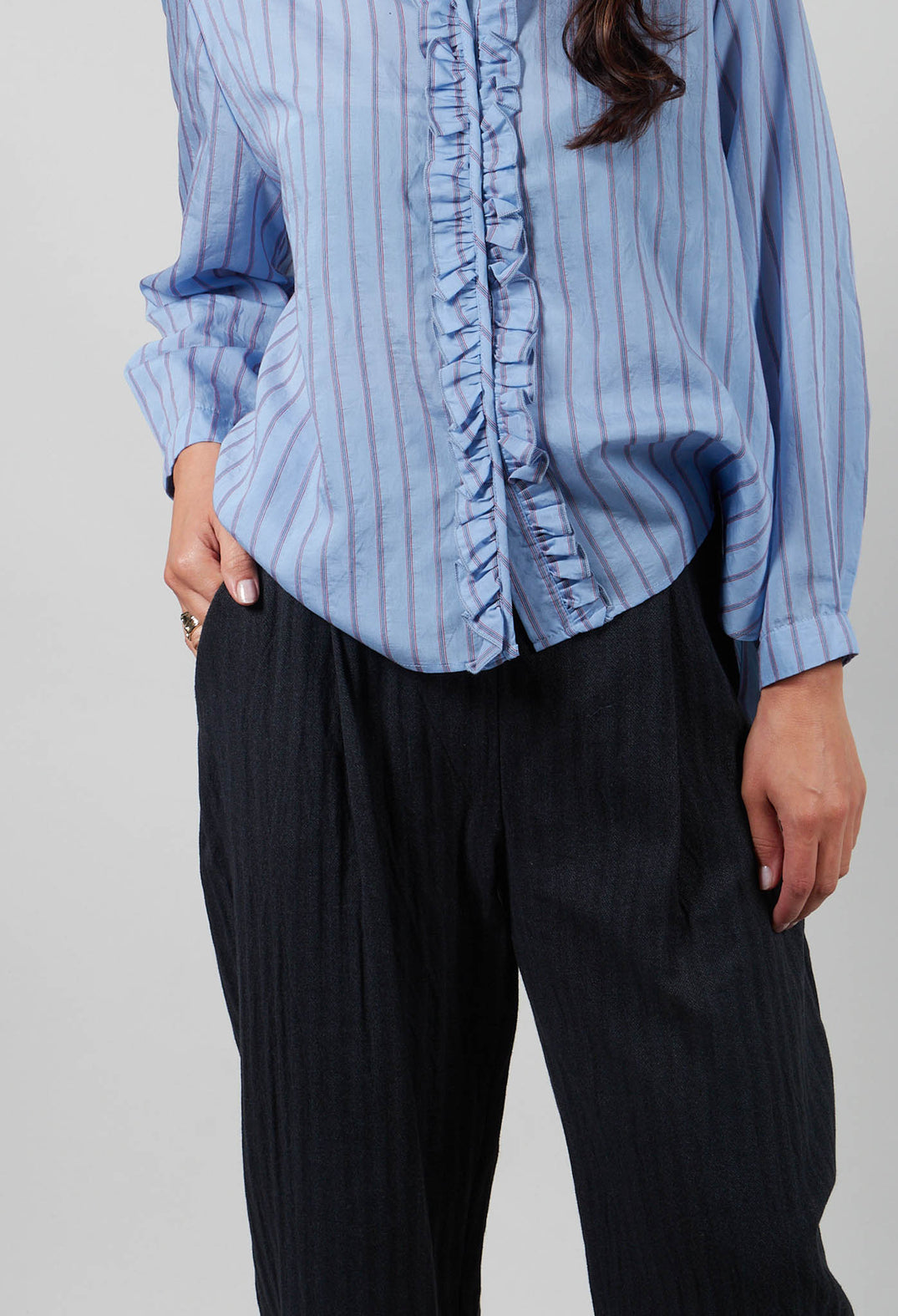 Bianco B Trousers in Grigio