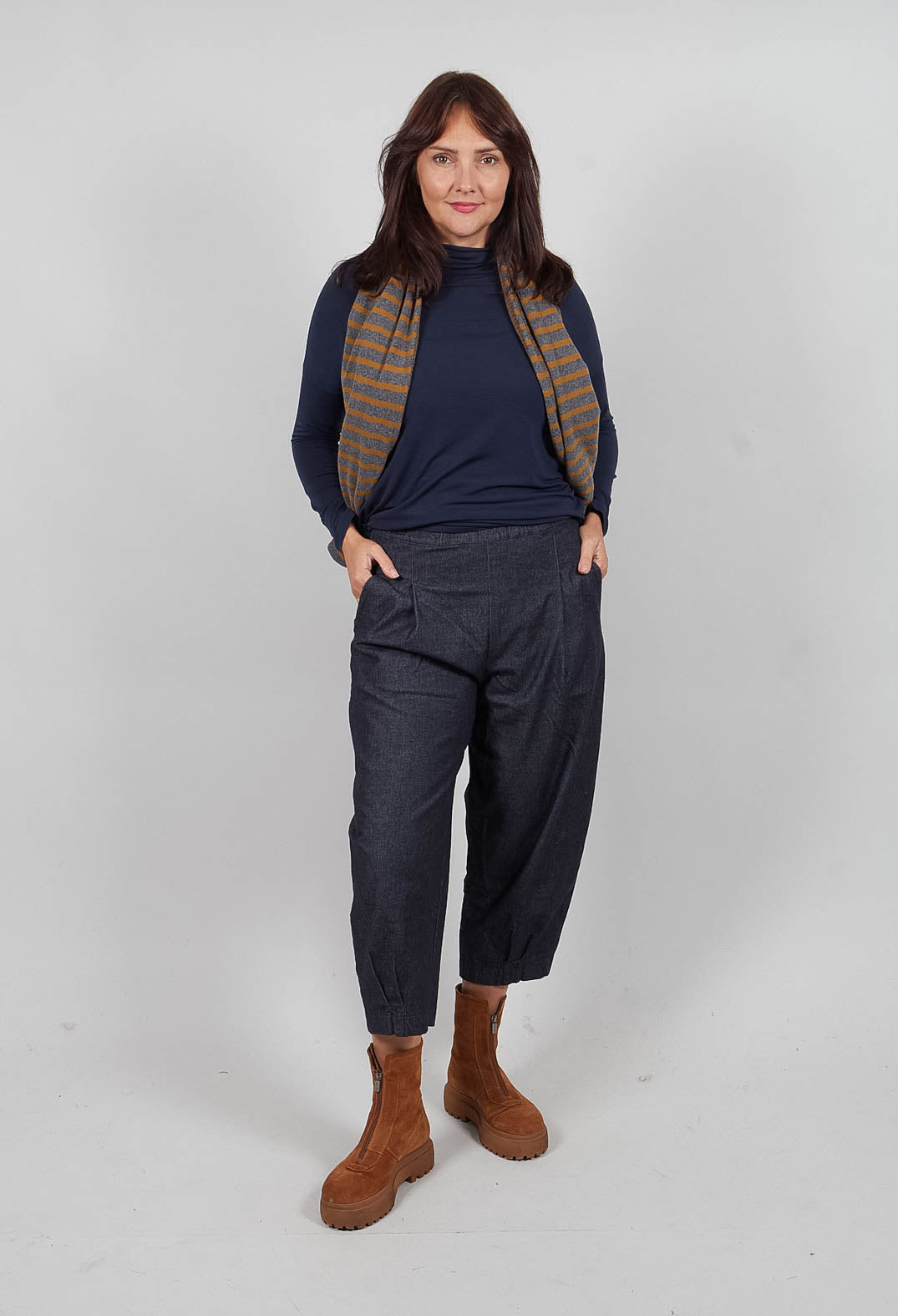 Bianco D Trousers in Denim