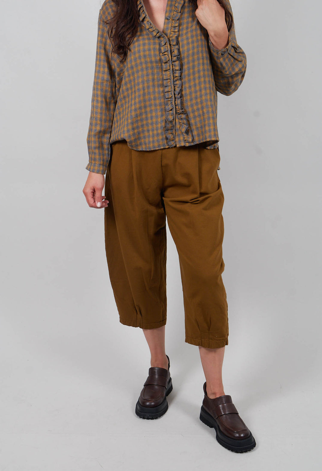 Bianco F Trousers in Caramello