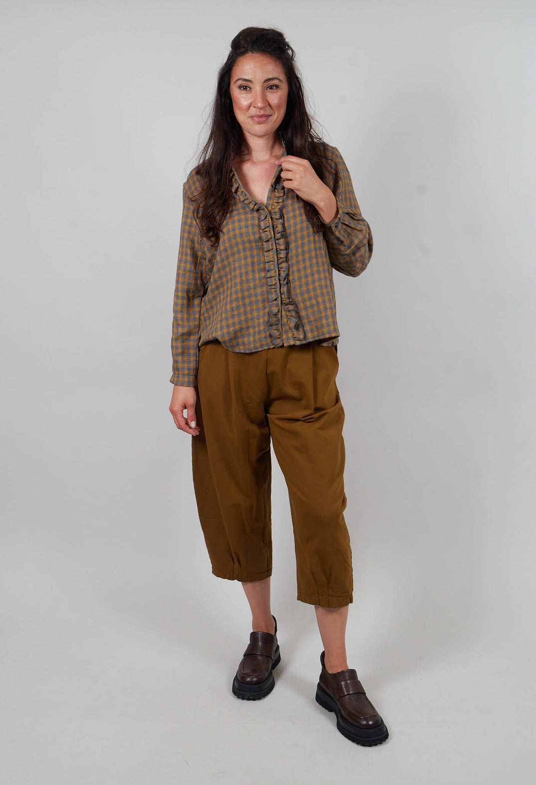 Bianco F Trousers in Caramello