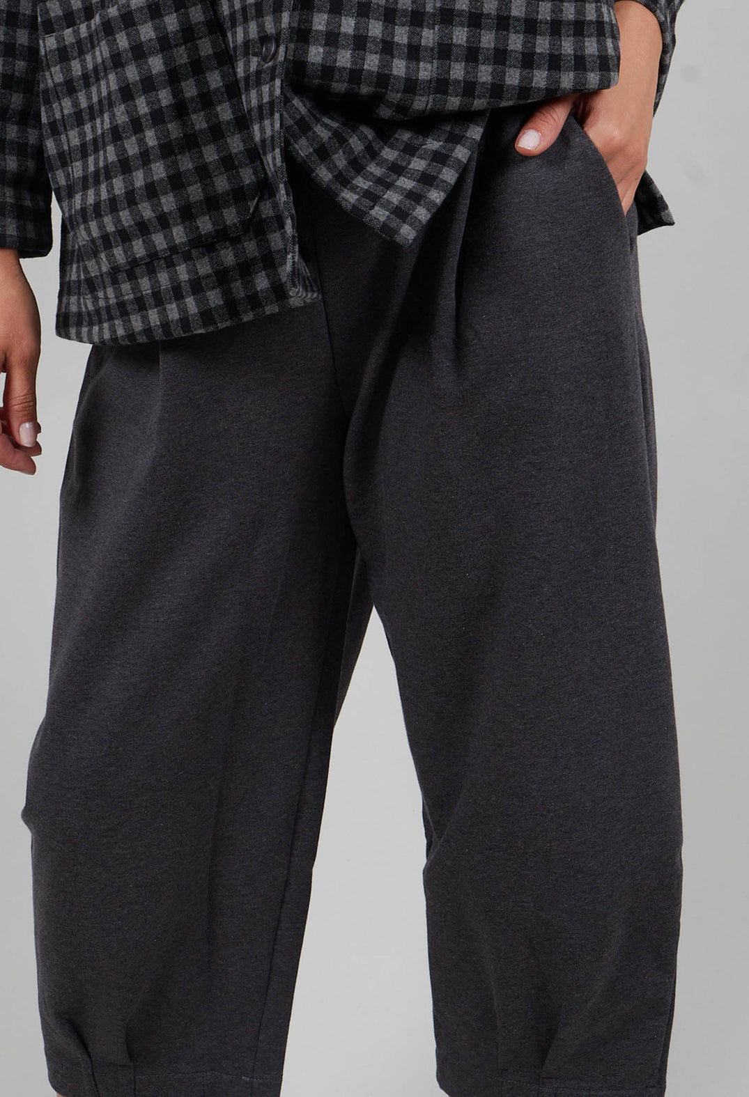 Bianco F Trousers in Antracite