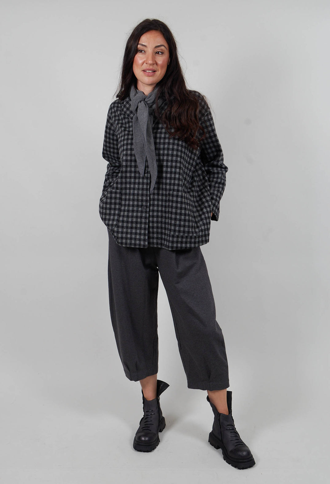 Bianco F Trousers in Antracite