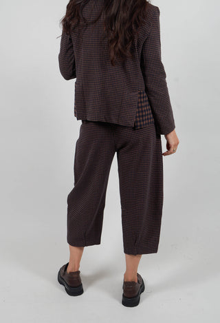 Bianco JQ Trousers in Notte Small Check