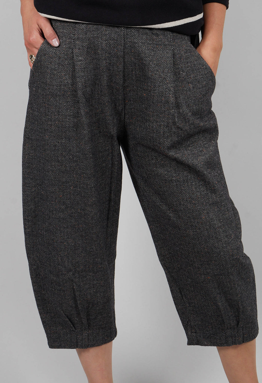 Bianco JS Trousers in Nero