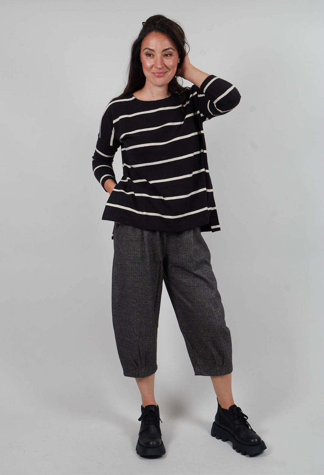 Bianco JS Trousers in Nero